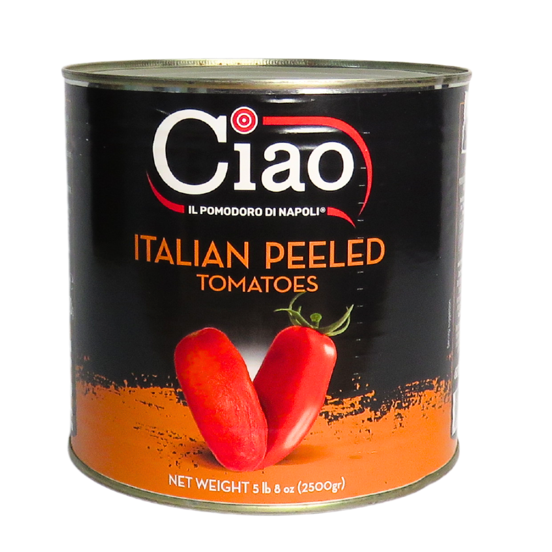 TOMATES ENTEROS PELATI CIAO 6/1 GAL. (2550 G.)
