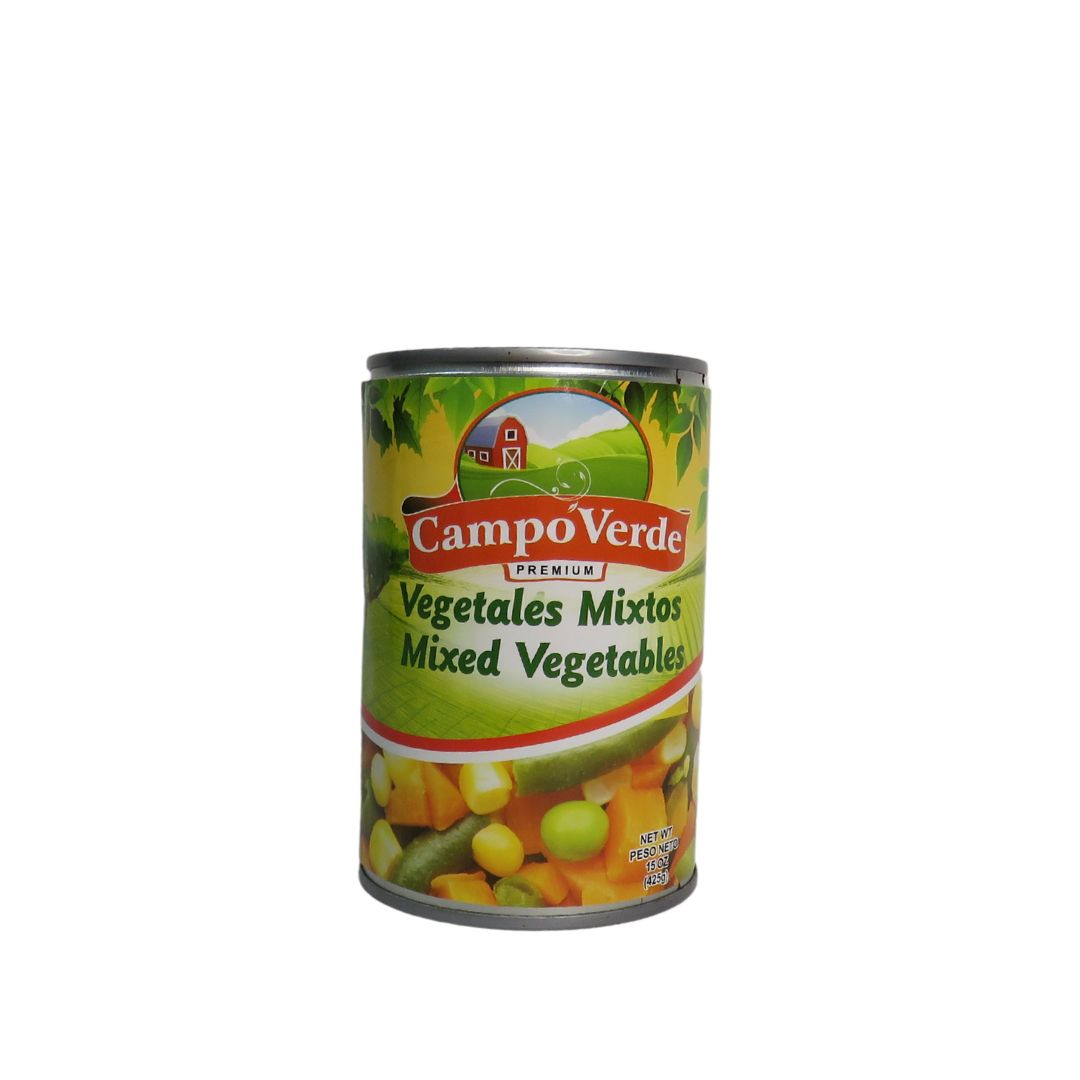 VEGETALES MIXTOS CAMPO VERDE 24/15 OZ. (425 G.)
