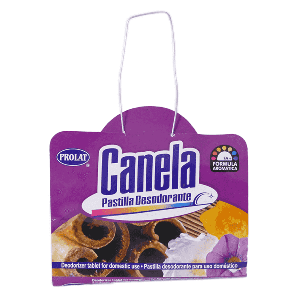 PASTILLA CON GANCHO PARA BAÑO CANELA PROLAT 48/55 G.