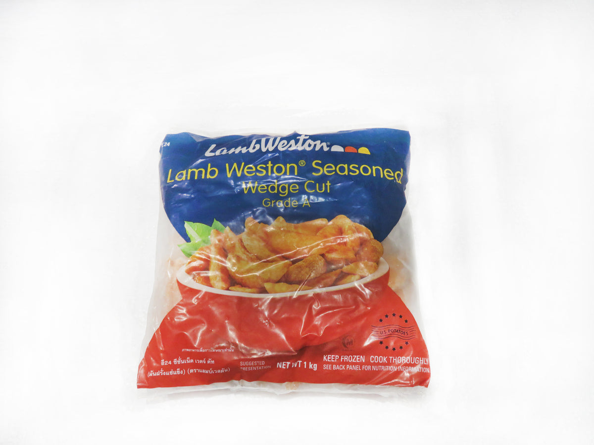 PAPAS WEDGE SEASONED E24 LAMB WESTON 12/1 KG.