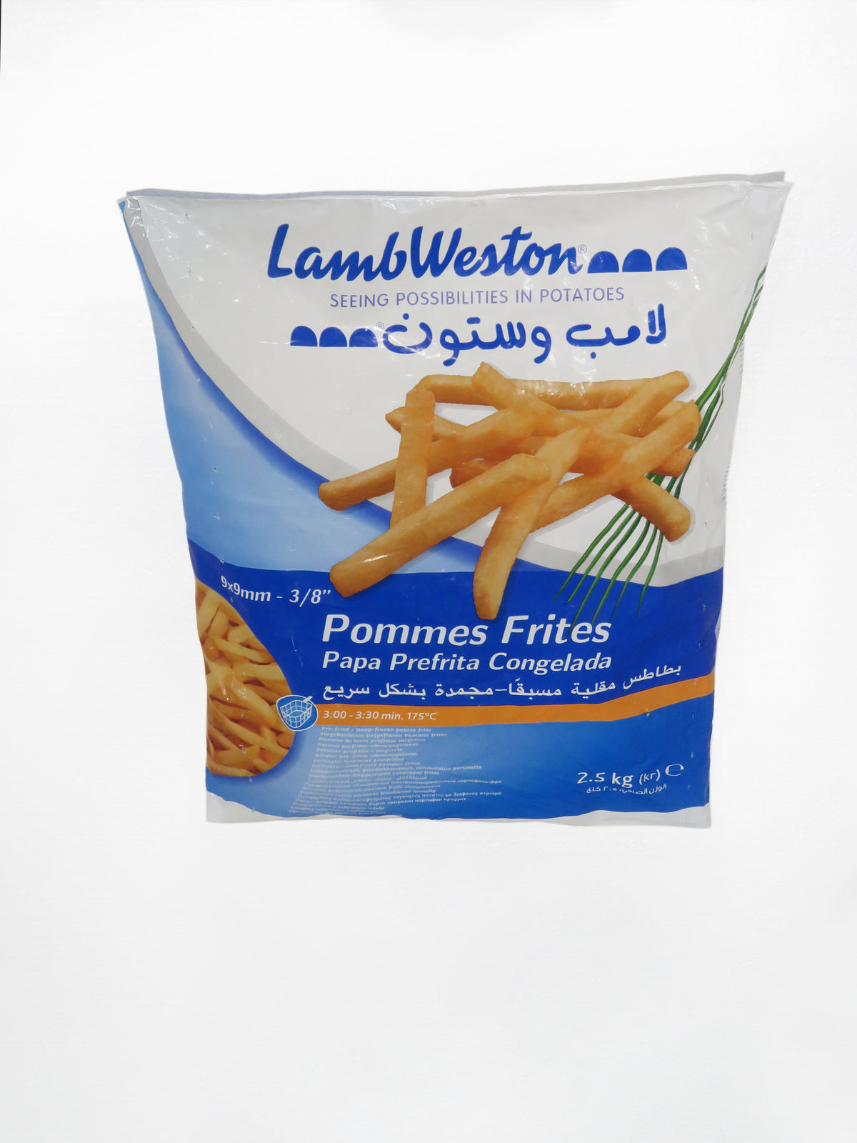 PAPAS FRITAS 9X9 F84ARM  LAMB WESTON 4/2.5 KG.