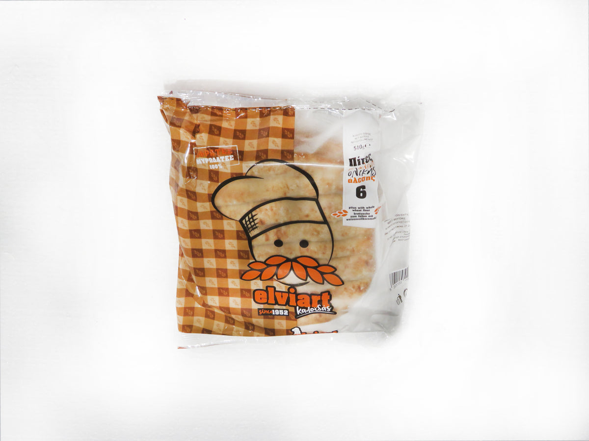 PAN PITA INTEGRAL 18 CM. S/M 0572 ELVIART 18/6 UNIDS.