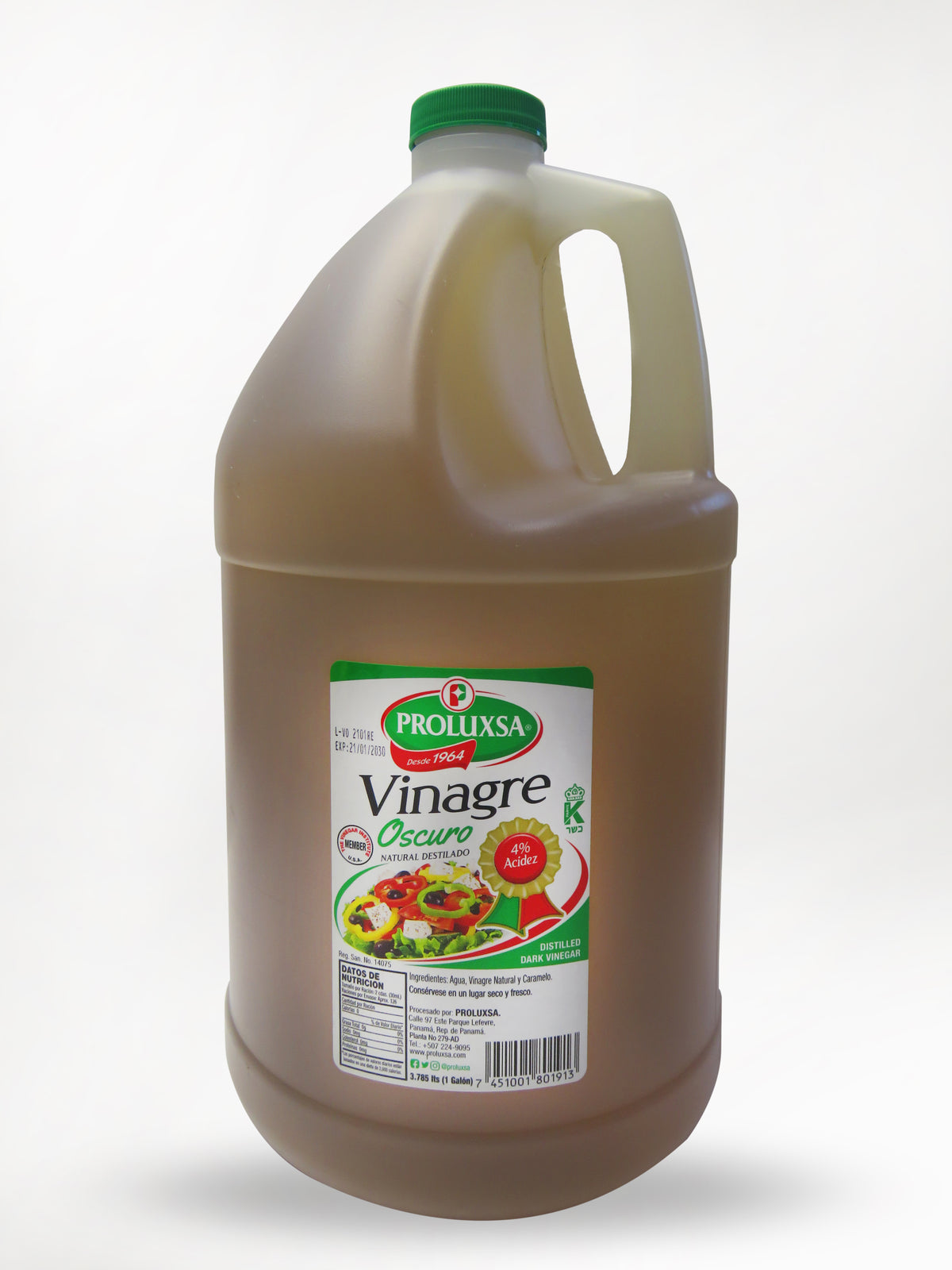 VINAGRE OSCURO PROLUXSA 4/1 GAL.