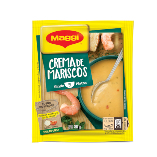 CREMA DE MARISCOS MAGGI NESTLE 12/80 G.
